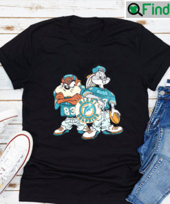 Looney Tunes X Miami Dolphins Team T shirt