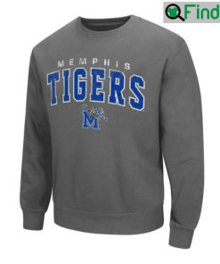 Memphis Tigers University Retro 90s Print Crewneck Sweatshirt
