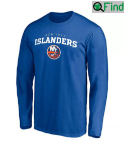 New York Islanders Hockey Team Logo Lockup T Shirt