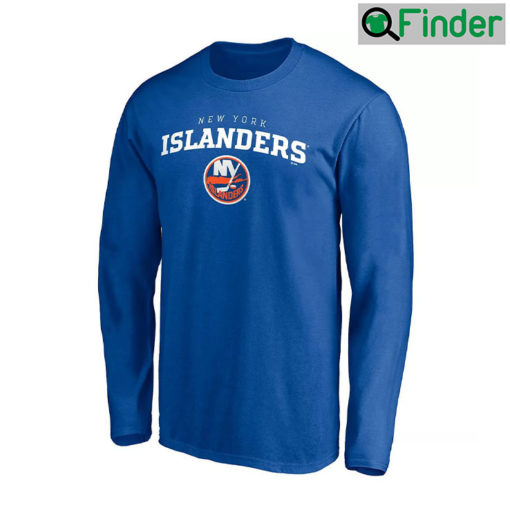 New York Islanders Hockey Team Logo Lockup T Shirt