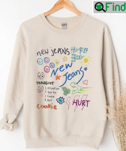 NewJeans Band Tracklist Unisex Sweatshirt Gift For Fan
