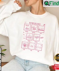 NewJeans Full Tracklist Album Music Fans T Shirt