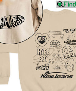 NewJeans Kpop Band Tracklist Unisex Sweatshirt Gift For Fan