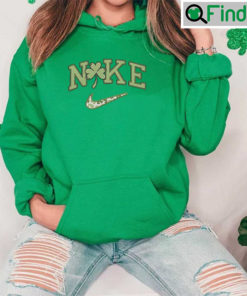 Nike Shamrock St Patrick Day Embroidered Sweatshirt