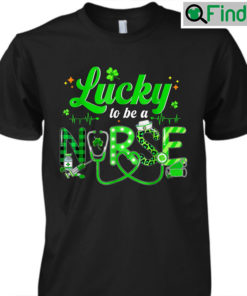 Nurse St Patricks Day Lucky Shamrocks Unisex Premium T Shirt