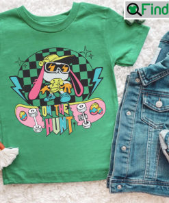 On The Hunt Easter Skateboard Egg T shirt