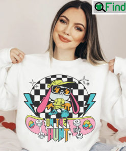 On The Hunt Easter Skateboard Egg shirt
