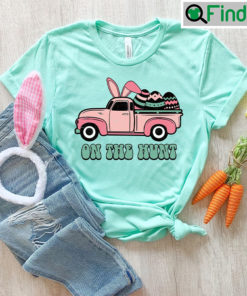 On The Hunt Easter Truck Shirt