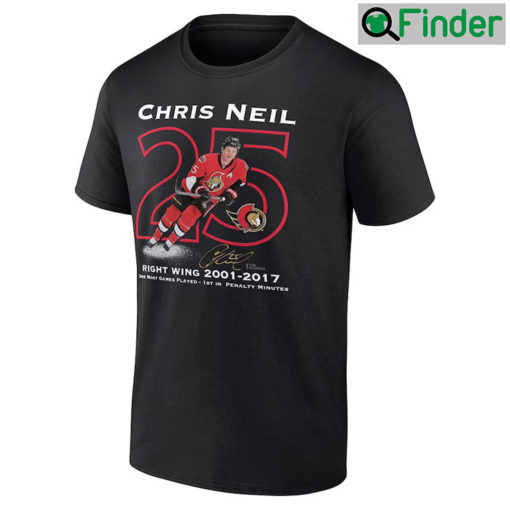 Ottawa Senators Chris Neil Retirement T Shirt