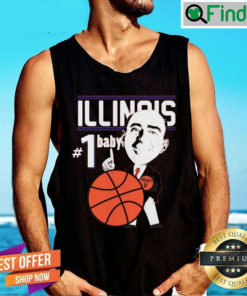 Pretty Illinois Illini University Basketball Dick Vitale Tank Top