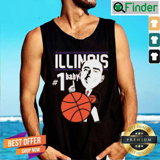 Pretty Illinois Illini University Basketball Dick Vitale Tank Top