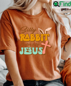 Rabbit Easter Is For Jesus Tee Shirt