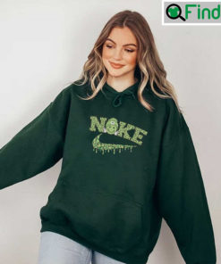 Smiley Face Patrick Day Embroidered Sweatshirt