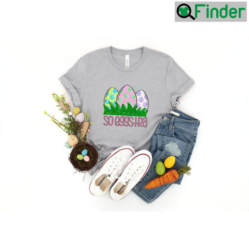 So Eggstra Easter Gnomes Cute Bunny Trending Shirt