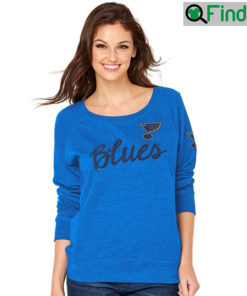 St Louis Blues Print Logo Vintage 90s Crewneck Sweatshirt