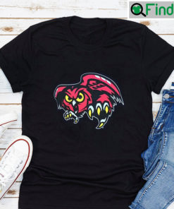 Temple Owls University Big Mascot Print T shirt For Fan