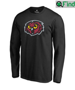 Temple Owls University Primary Logo Print T Shirt For Fan