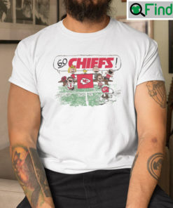 The Peanuts Cheering Go Snoopy Kansas City Chiefs Shirts