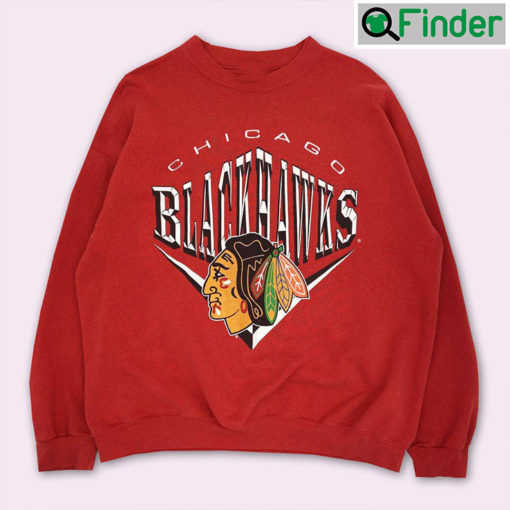 Throwbackmax Chicago Blackhawks Hockey Premium Sweatshirt