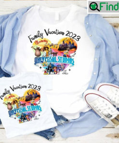 Universal Studios Family Vacation 2023 T shirt