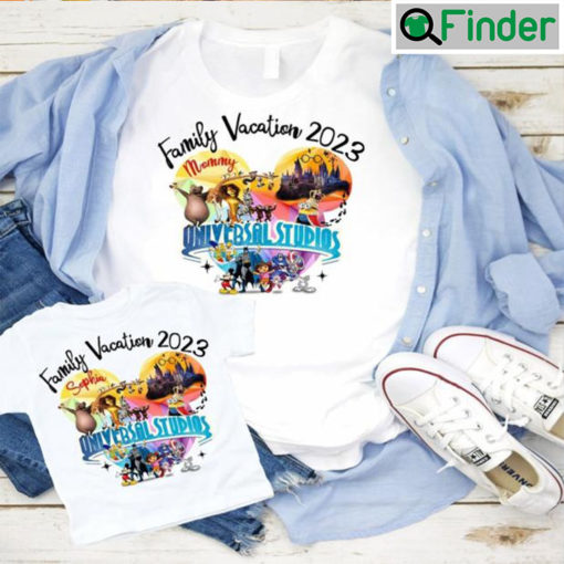 Universal Studios Family Vacation 2023 T shirt