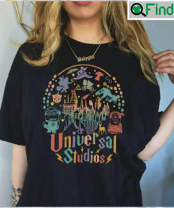 Universal Studios Retro Unisex T shirt Family Birthday Gift