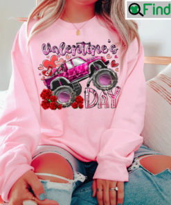 Valentines Day Monster Truck Shirt