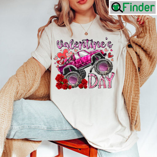 Valentines Day Monster Truck Shirts