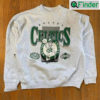 Vintage 90s Boston Celtics Print Crewneck Sweatshirt For Fan