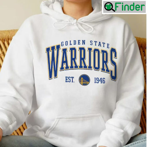 Vintage 90s Golden State Warriors Basketball Fan Hoodie