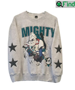 Vintage Anaheim Mighty Ducks Sweatshirt With Black Crystal Star