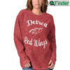 Vintage Detroit Red Wings Hockey Comfy Cord Crew Unisex Shirt
