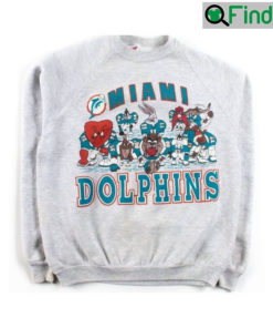 Vintage Dolphins Football Looney Tunes Sweatshirt