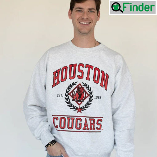 Vintage Houston Cougars University Sweatshirt For Fan