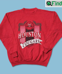 Vintage Houston Cougars University Sweatshirt Gift For Fan