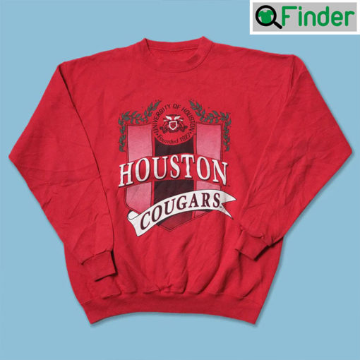 Vintage Houston Cougars University Sweatshirt Gift For Fan