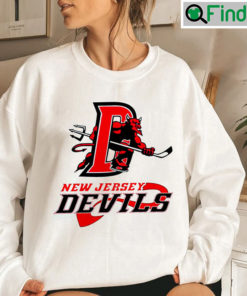 Vintage New Jersey Devils Ice Hockey Unisex Sweatshirt