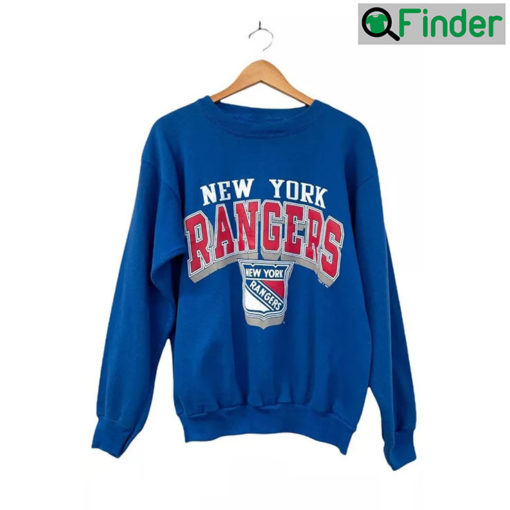 Vintage New York Rangers Team Logo Graphic Unisex Sweatshirt