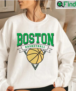 Vintage Style 90s Boston Basketball Crewneck Sweatshirt