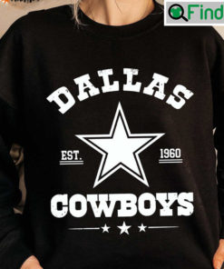 Vintage Style Dallas Cowboys Football Fans Est 1960 Sweatshirt