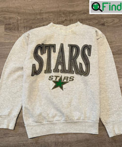 Vintage Style Dallas Hockey Embroidered Sweatshirt