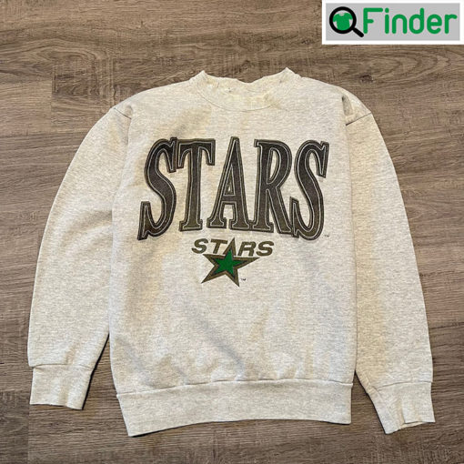 Vintage Style Dallas Hockey Embroidered Sweatshirt