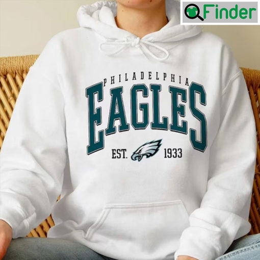 Vintage Style Philadelphia Eagles Football Unisex Crewneck Hoodie