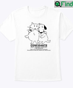 Confidante Best Friend Forever Cat And Dog Shirt
