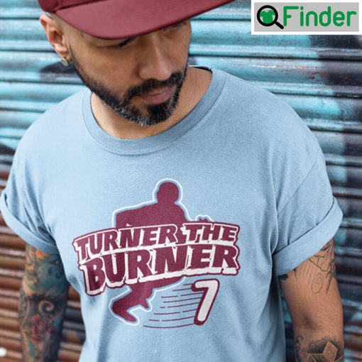 Cool Trea Turner The Burner Philadelphia Phillies Unisex T shirt