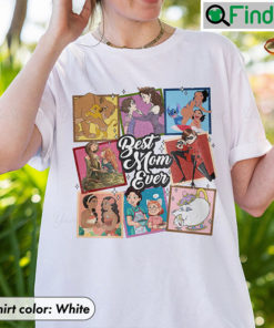 Disney Characters Best Mom Ever Mothers Day T Shirt