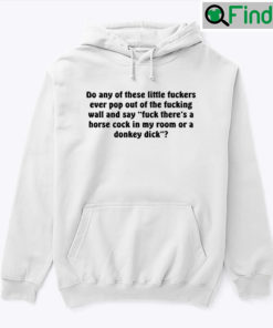 Do Any Of These Little Fuckers Ever Pop Out Of The Fucking Wall Hoodie