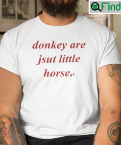 Donkey Are Jsut Little Horse Shirt