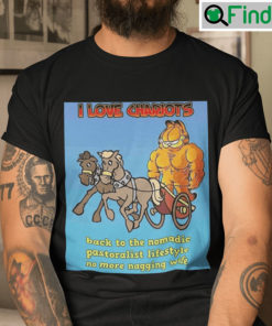 I Love Chariots Garfield Shirt No More Nagging Wife