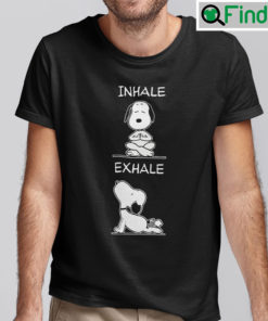Inhale Exhale Snoopy Yoga Shirt
